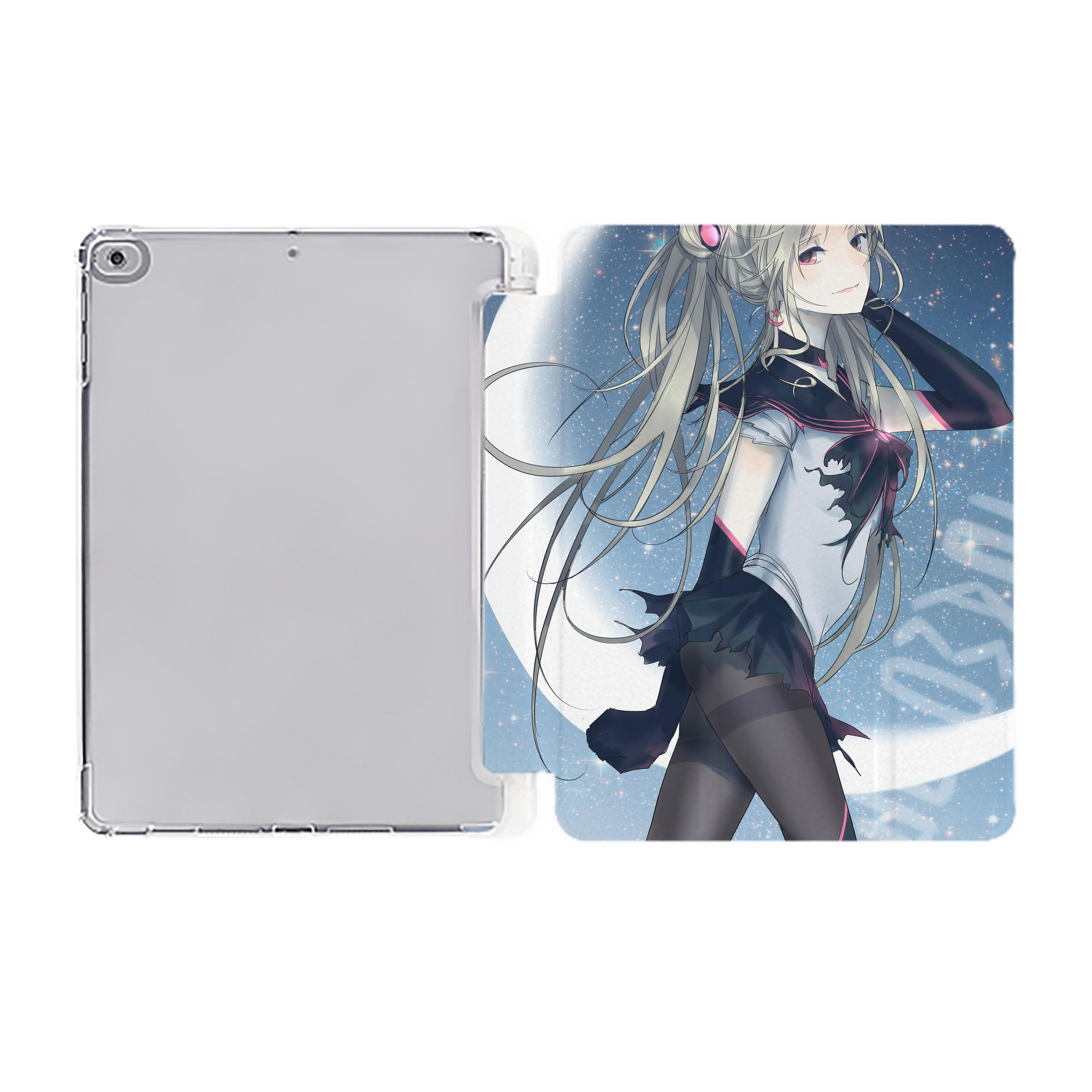 （画像用） 美少女戦士セーラームーン Sailor Moon IPad ケース ペン収納付き 三つ折りスタンド PUレザー×シリコン 対応機種9.5/10.5/10.9インチ